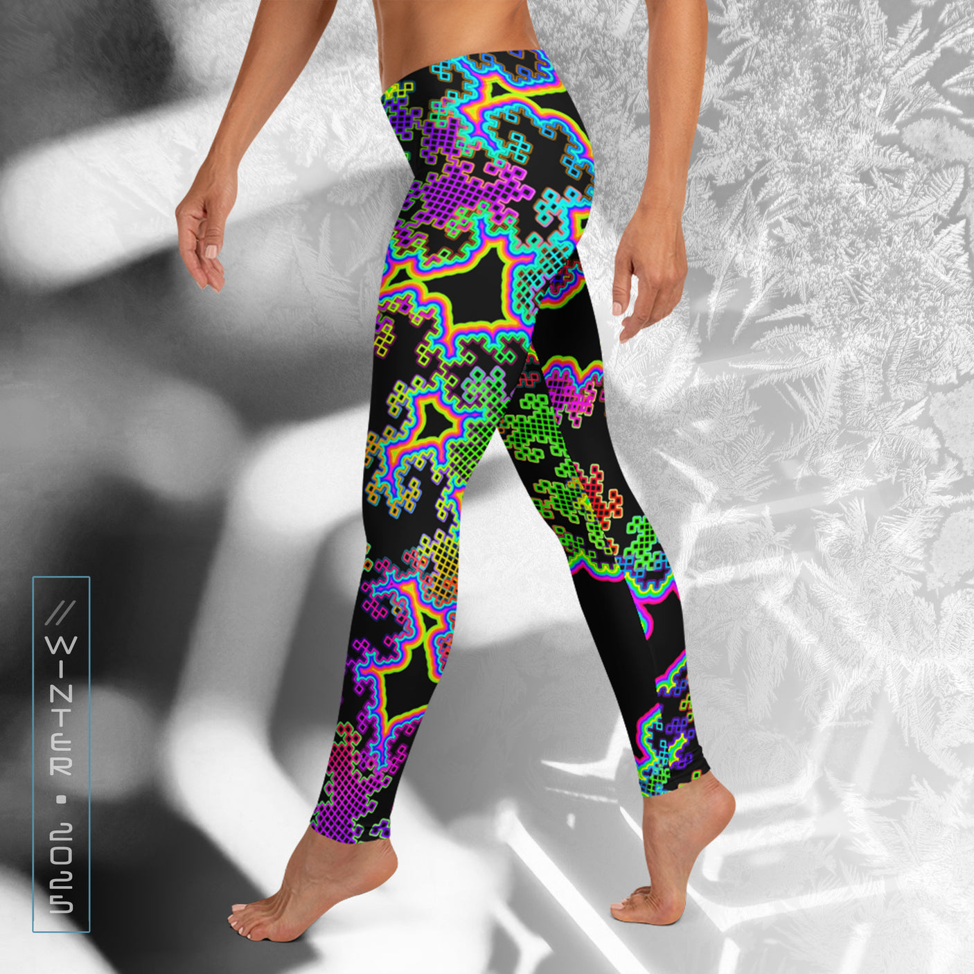 ❄️NEW! Fractal Dream Psychedelic Leggings