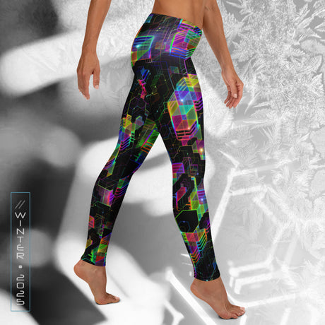 ❄️NEW! QUESTION EVERYTHING Psychedelic Street Style Leggings • Design by Samuel Farrand