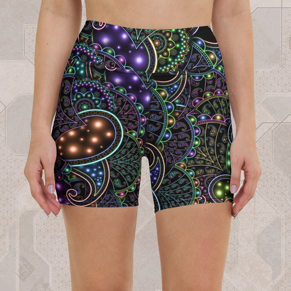 NEOPAISLEY Yoga Shorts