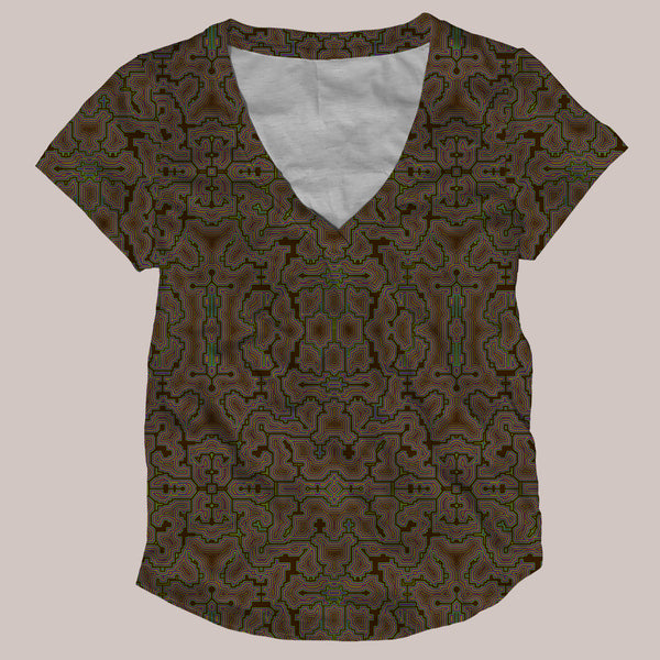 Techno Shamanic (11 Colors) ▽ T-shirt (Full Print)