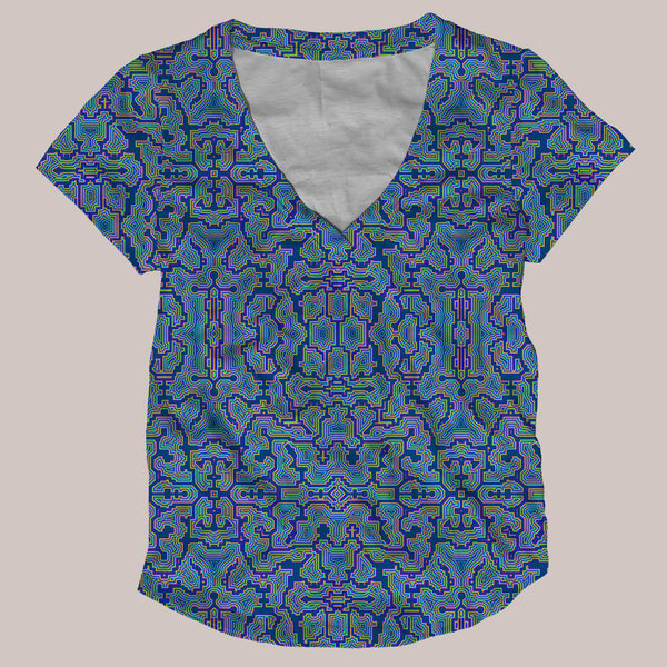 Techno Shamanic (11 Colors) ▽ T-shirt (Full Print)