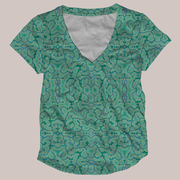 Techno Shamanic (11 Colors) ▽ T-shirt (Full Print)